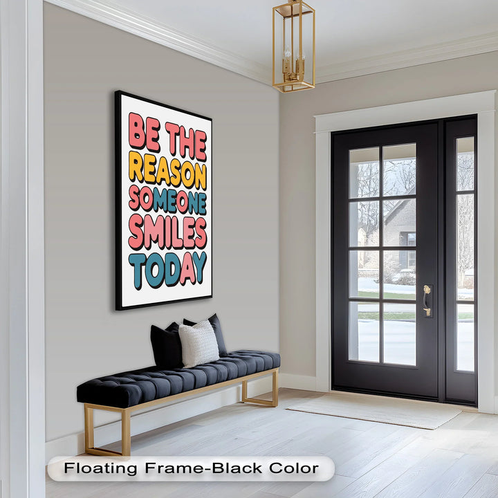 Be the Reason Someone Smiles – Oil Painting - MyPhotoStation