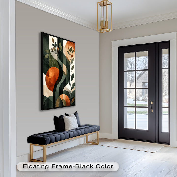 Twilight Grove – Abstract Botanical Oil Painting