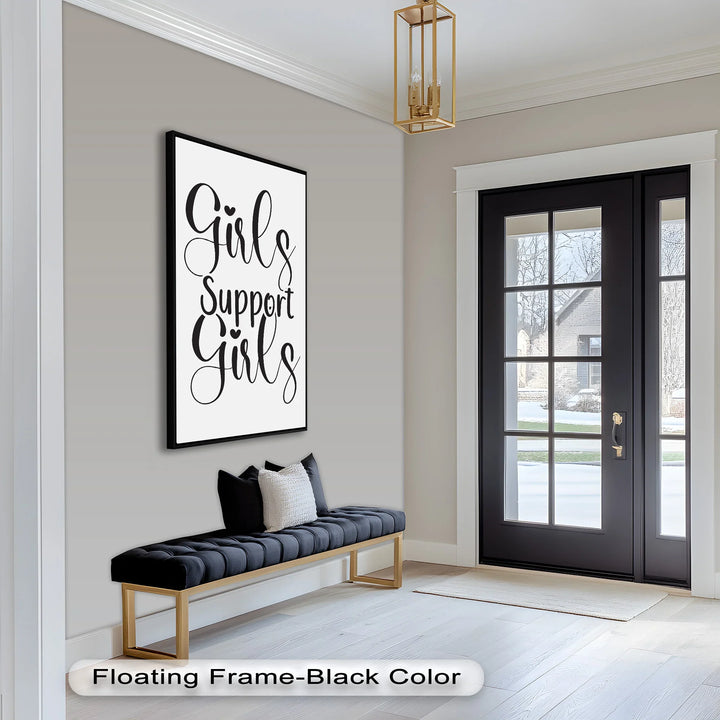 Girls Support Girls – Oil Painting - MyPhotoStation