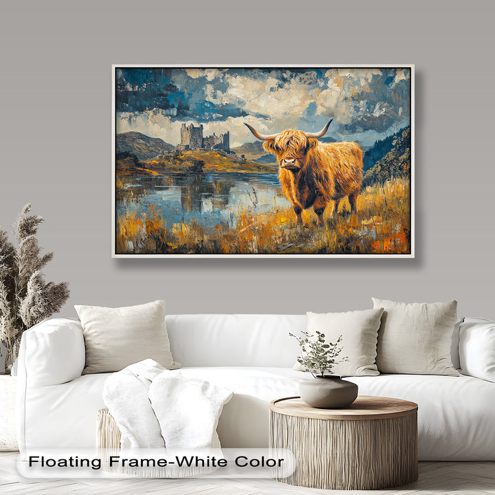 Highland Majesty – Rustic Oil Painting