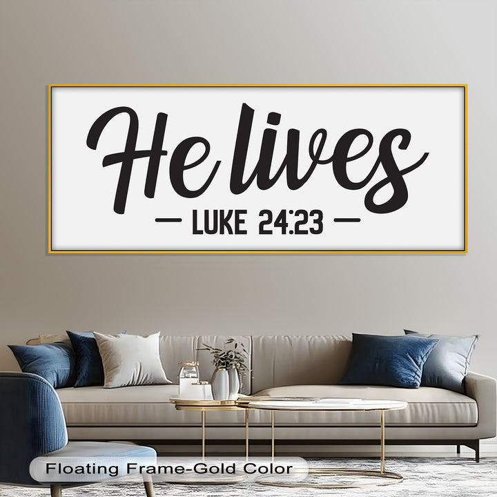 He Lives – Luke 24:23 Christian Oil Painting