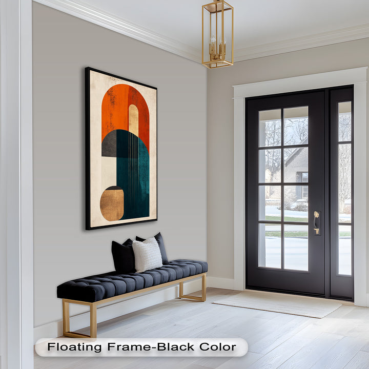Modern Resonance – Abstract Geometric Oil Painting