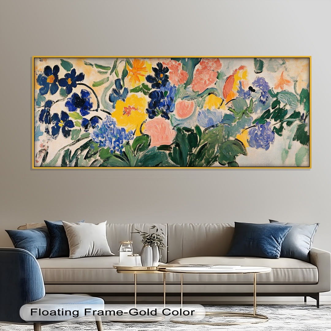 Fauvist Floral Explosion – Colorful Expressionist Oil Painting
