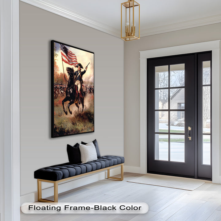 Ride of the Republic – Patriotic Commander Oil Painting