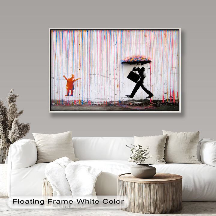 Colorfall Dissonance – Banksy Oil Painting