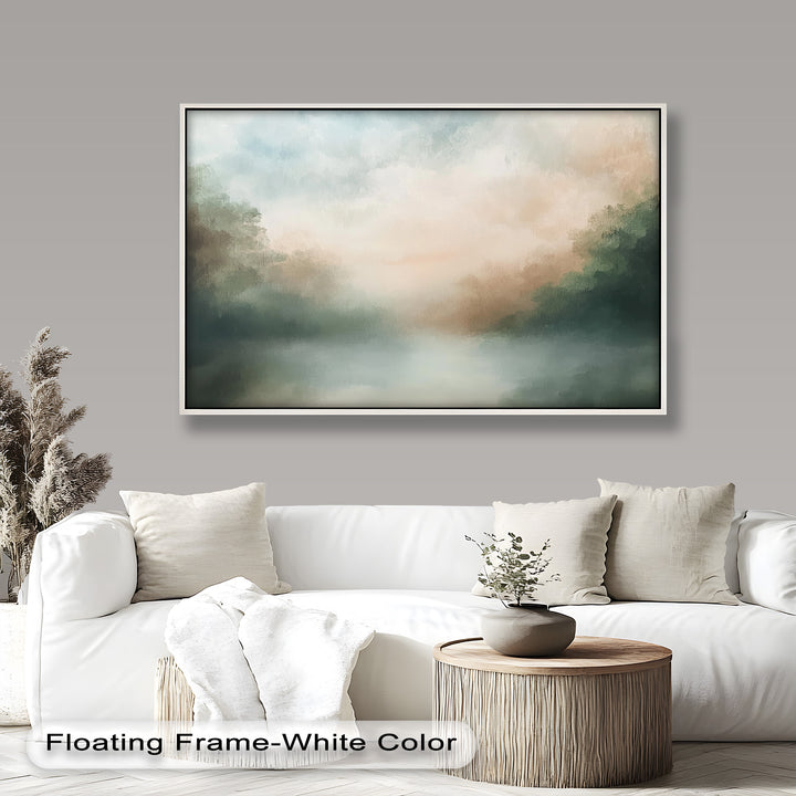 Seastorm Modern Art – Gerahmtes Ölgemälde