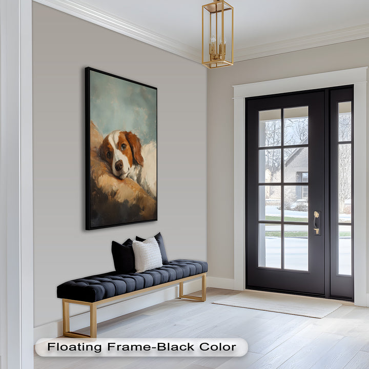 Resting Soul – Loyal Dog Animal Oil Painting