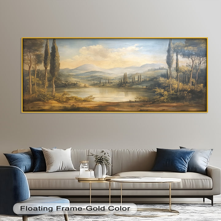 Perfect for traditional or European-inspired interiors, this painting adds warmth, sophistication, and rustic romance to any space.