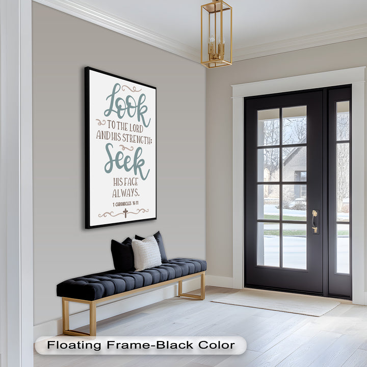 Seek His Face Always – 1 Chronicles 16:11 Oil Painting