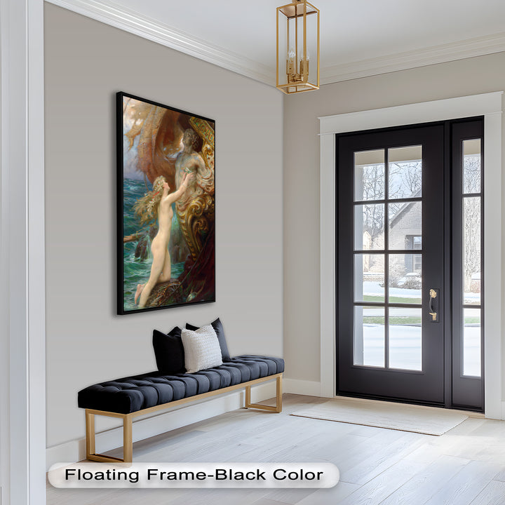 Galatea’s Awakening – Mythological Nude Oil Painting