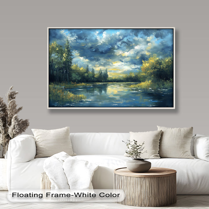 Forest River – Nature Oil Painting