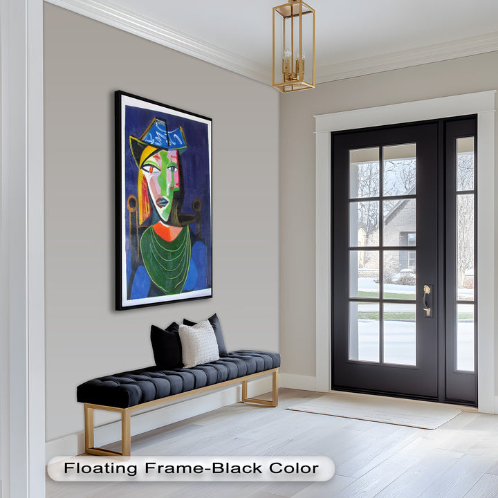 Woman in a Blue Hat – Picasso Oil Painting