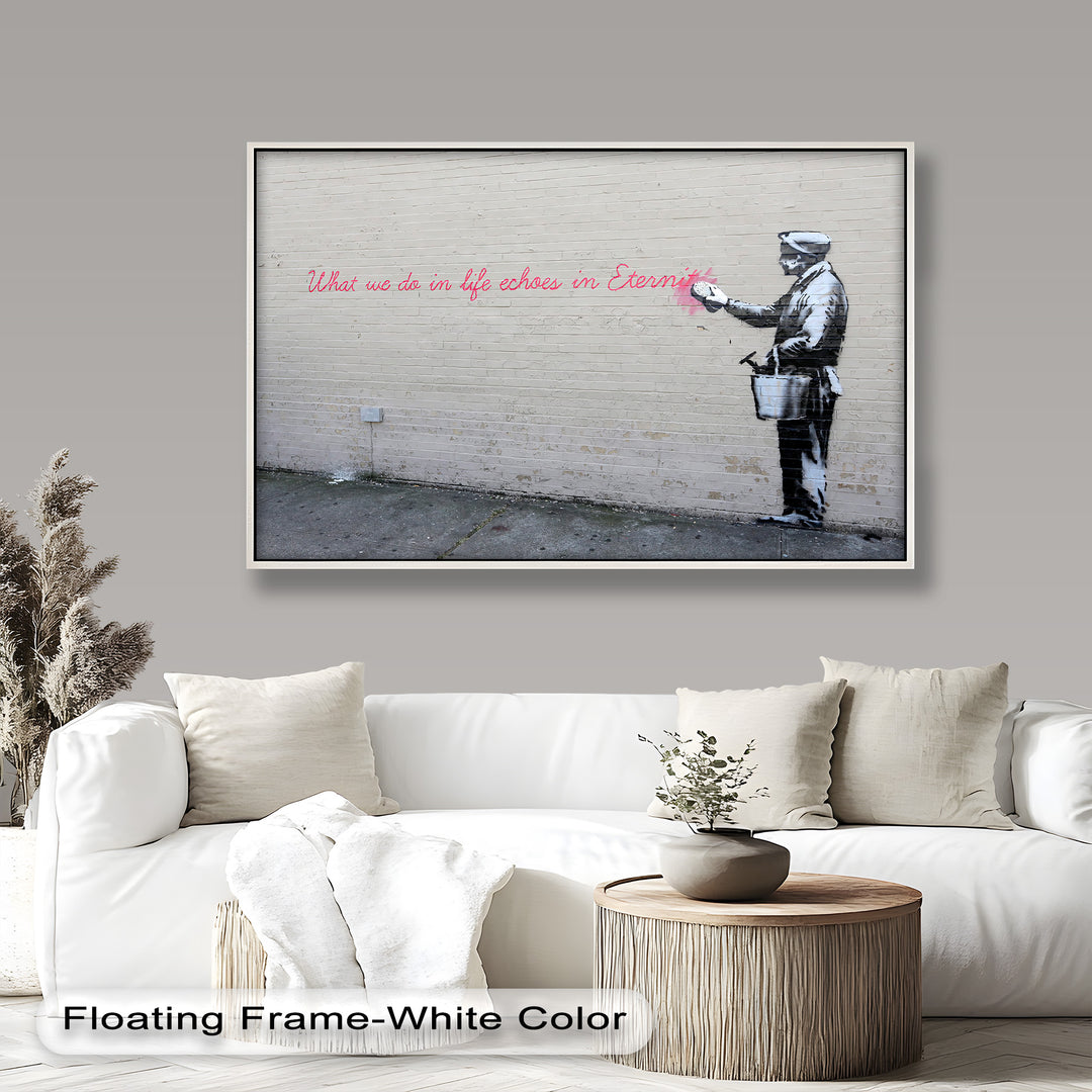 Echoes in Eternity – Banksy Oil Painting