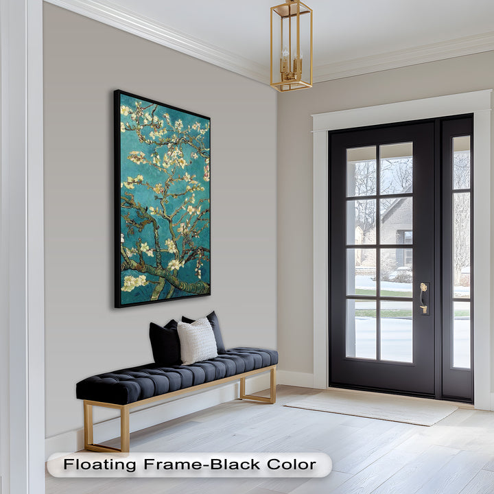 Spring Reverie – Blooming Almond Branches Flower Oil Painting