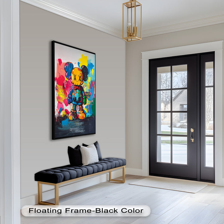 Color Riot Companion – KAWS Oil Painting