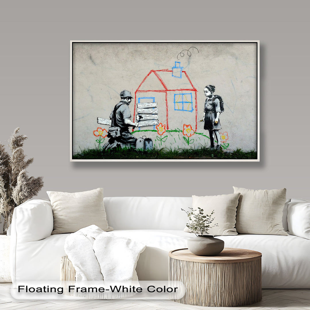Boarded Dreams – Banksy Oil Painting