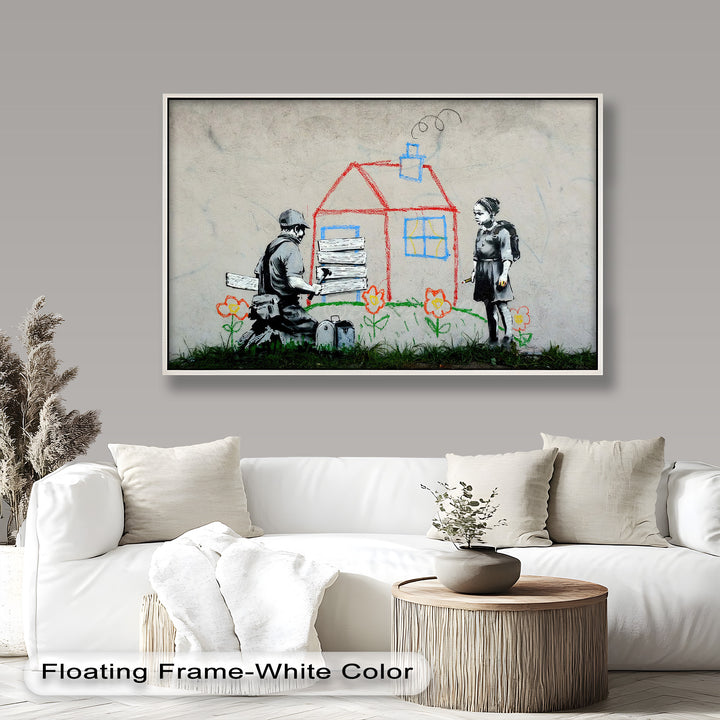 Boarded Dreams – Banksy Oil Painting