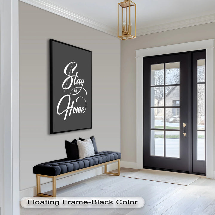 Stay at Home – Modern Oil Painting - MyPhotoStation