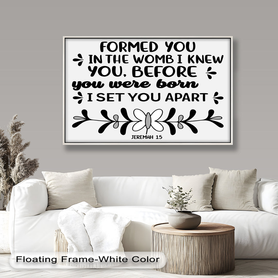 Before You Were Born – Jeremiah 1:5 Bible Oil Paintings