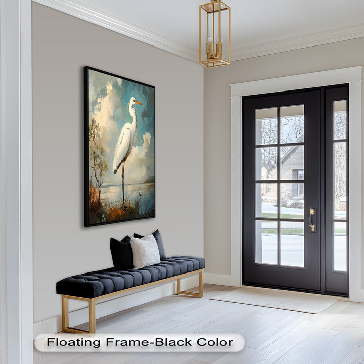 Grace of the Marshlands – Animal Oil Painting