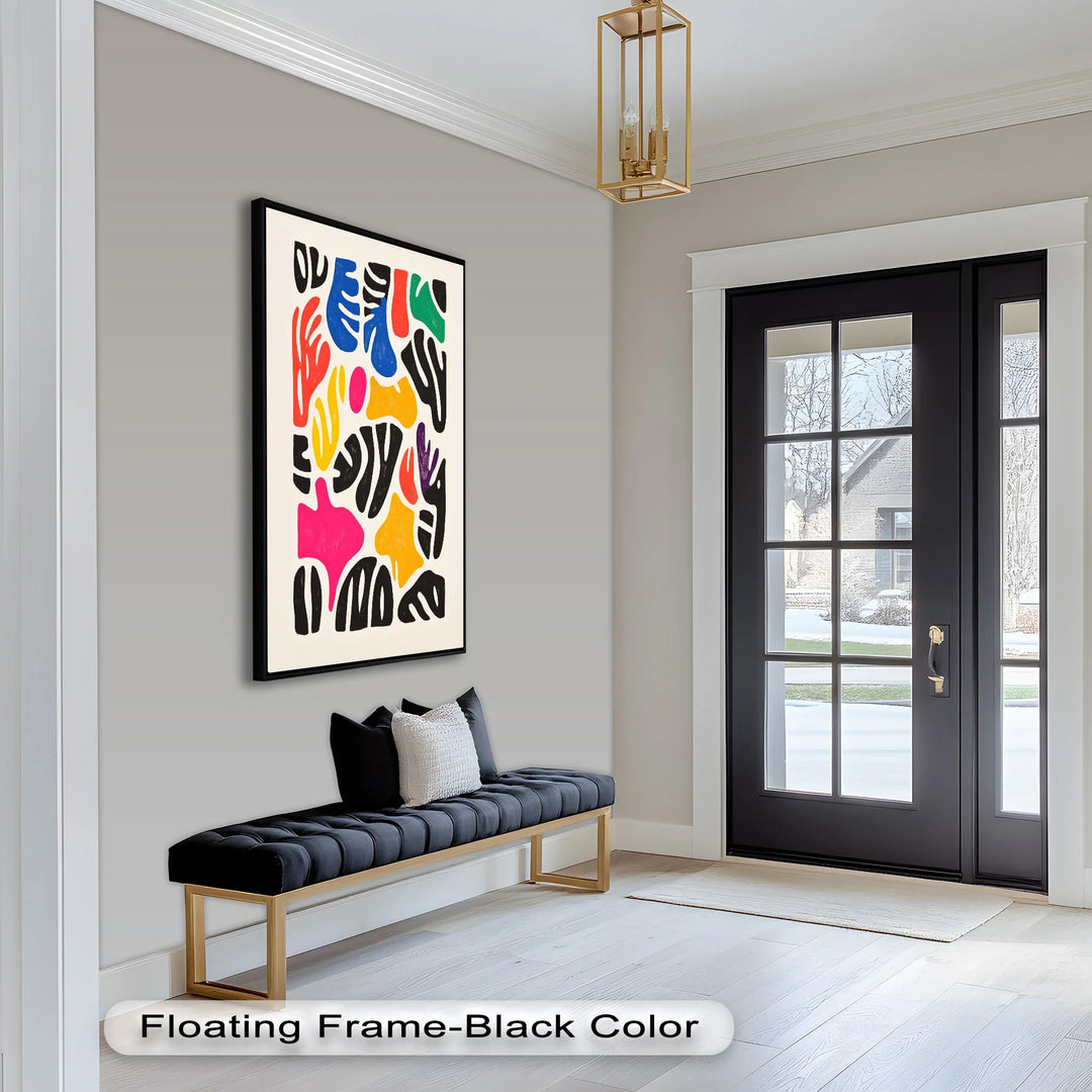 Chromatic Rhythm – Abstract Fauvist Oil Painting - MyPhotoStation