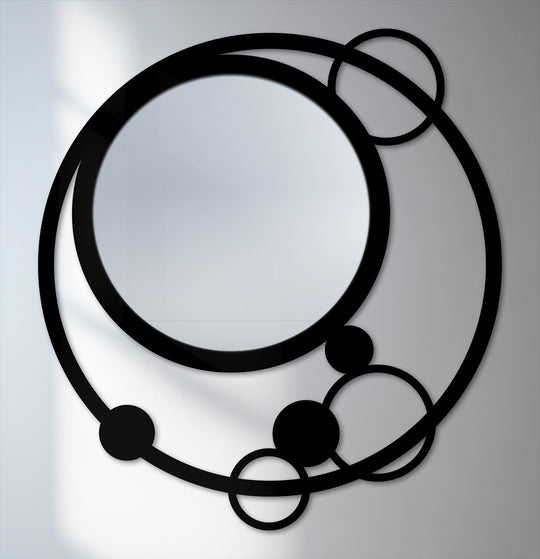 orbit circle floor mirror