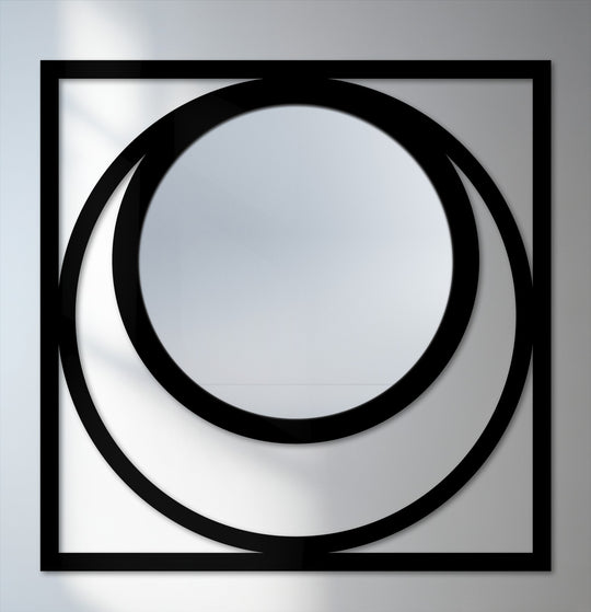 eclipse square floor mirror