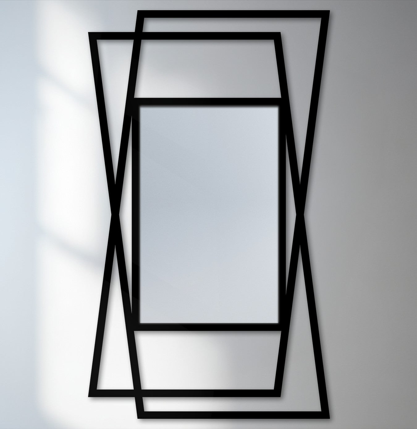 Angular Mirror Design Modern Angular Geometric Floor Mirror – MyPhotoStation