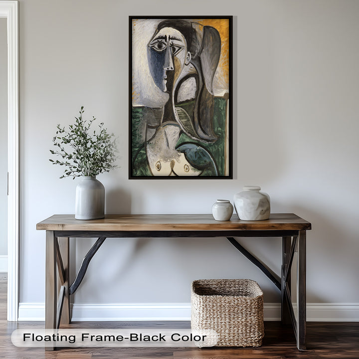 Fragmented Grace – Expressive Female Form in Picasso-Style Oil Painting
