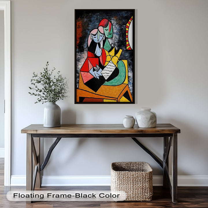 Embrace in Color – Picasso Oil Painting