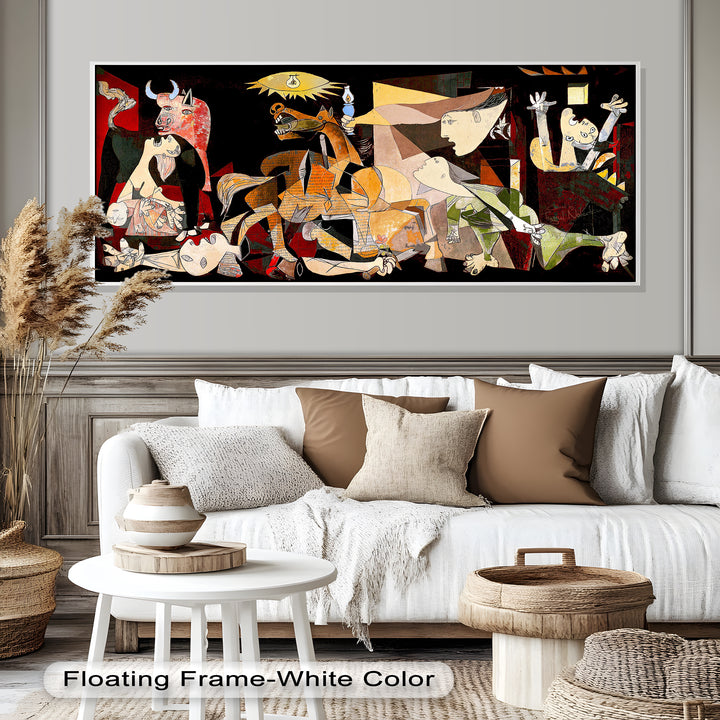 Fragmented Reflection – Abstract Portrait Picasso Oil Painting