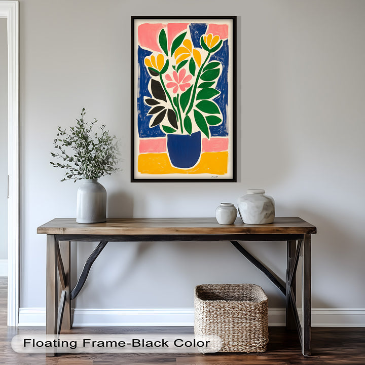 Vibrant Vase Composition – Modern Fauvist Oil Painting