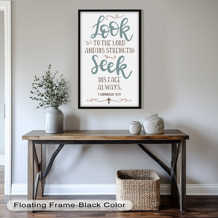 Seek His Face Always – 1 Chronicles 16:11 Oil Painting