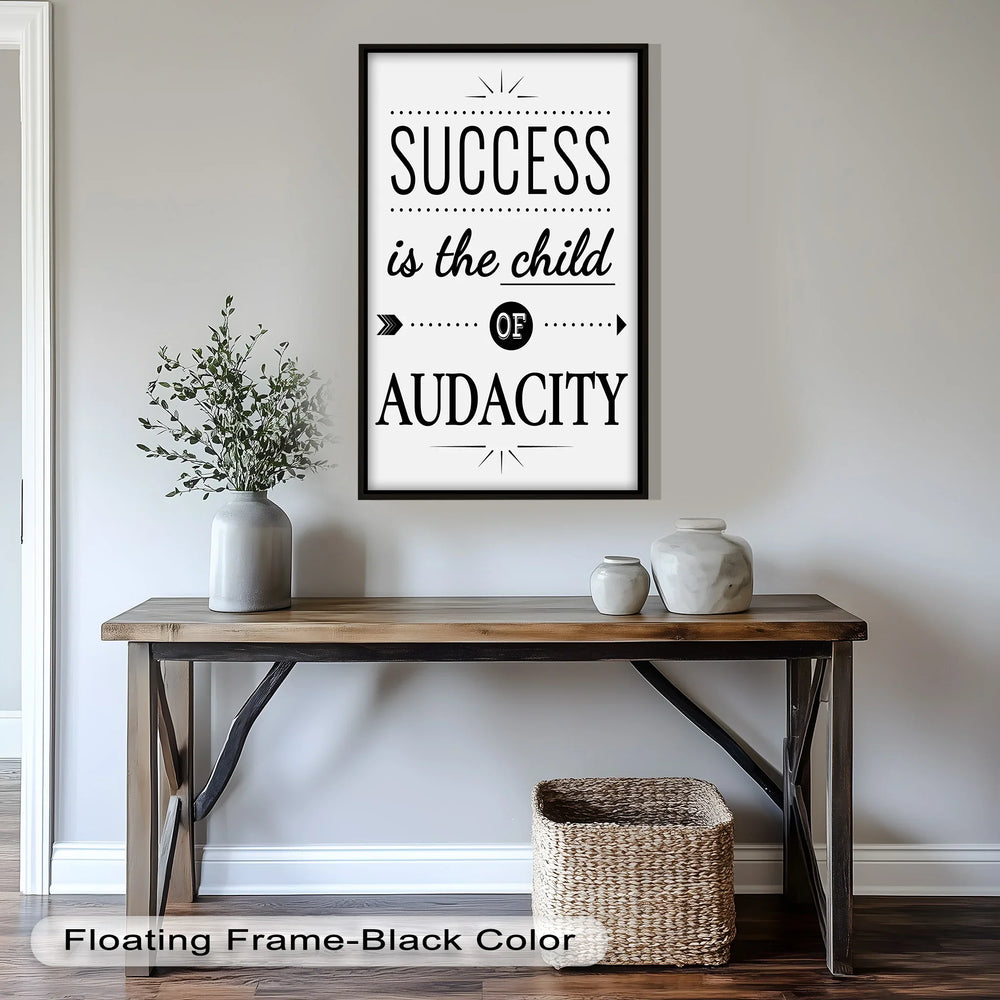 Leadership-Inspired Oil Painting – Elegant Quote for Driven Minds
