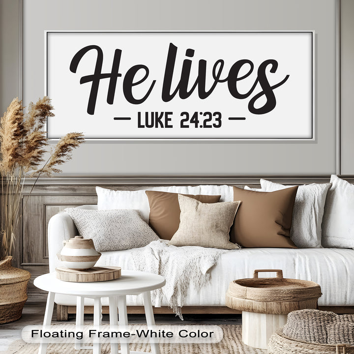 He Lives – Luke 24:23 Christian Oil Painting