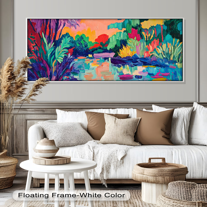 Tropical Reflections – Fauvist Oil Painting
