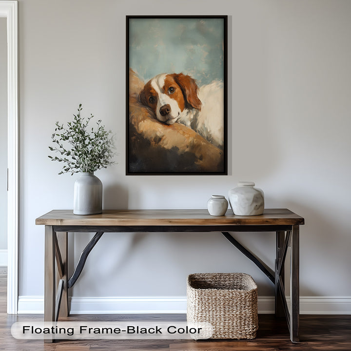 Resting Soul – Loyal Dog Animal Oil Painting