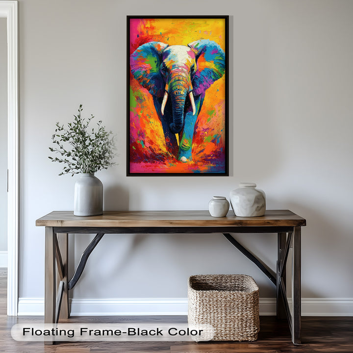 Color Explosion Elephant - Animal Oil Painting