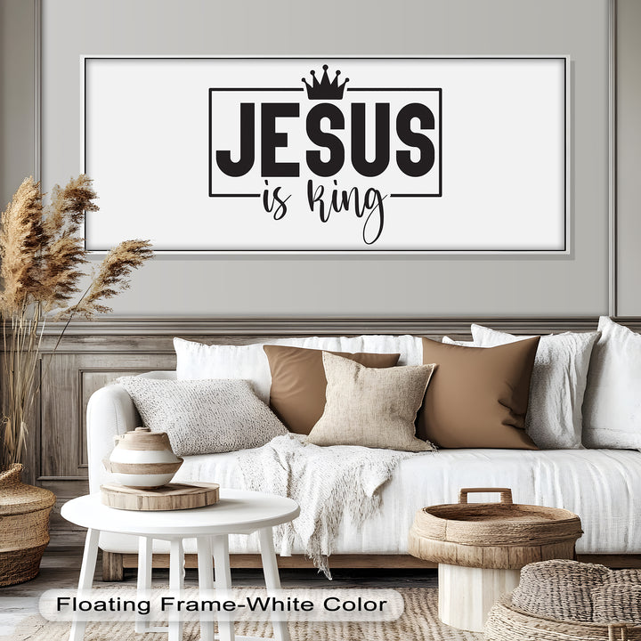 Jesus Is King – Christian Oil Painting