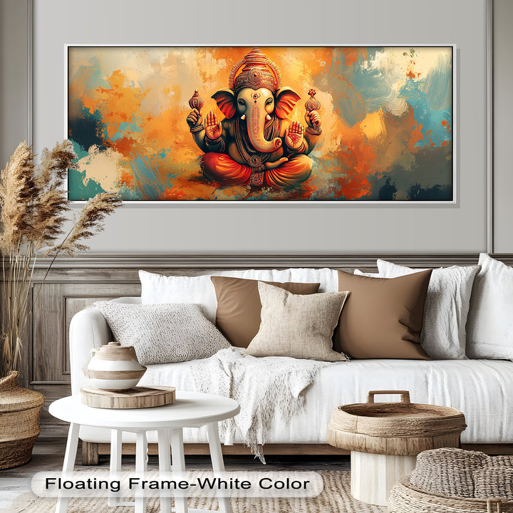 A beautifully detailed and colorful image of Ganesha, symbolizing wisdom, strength, and auspicious beginnings.