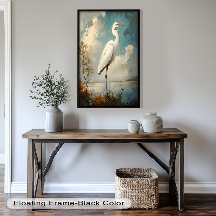 Grace of the Marshlands – Animal Oil Painting