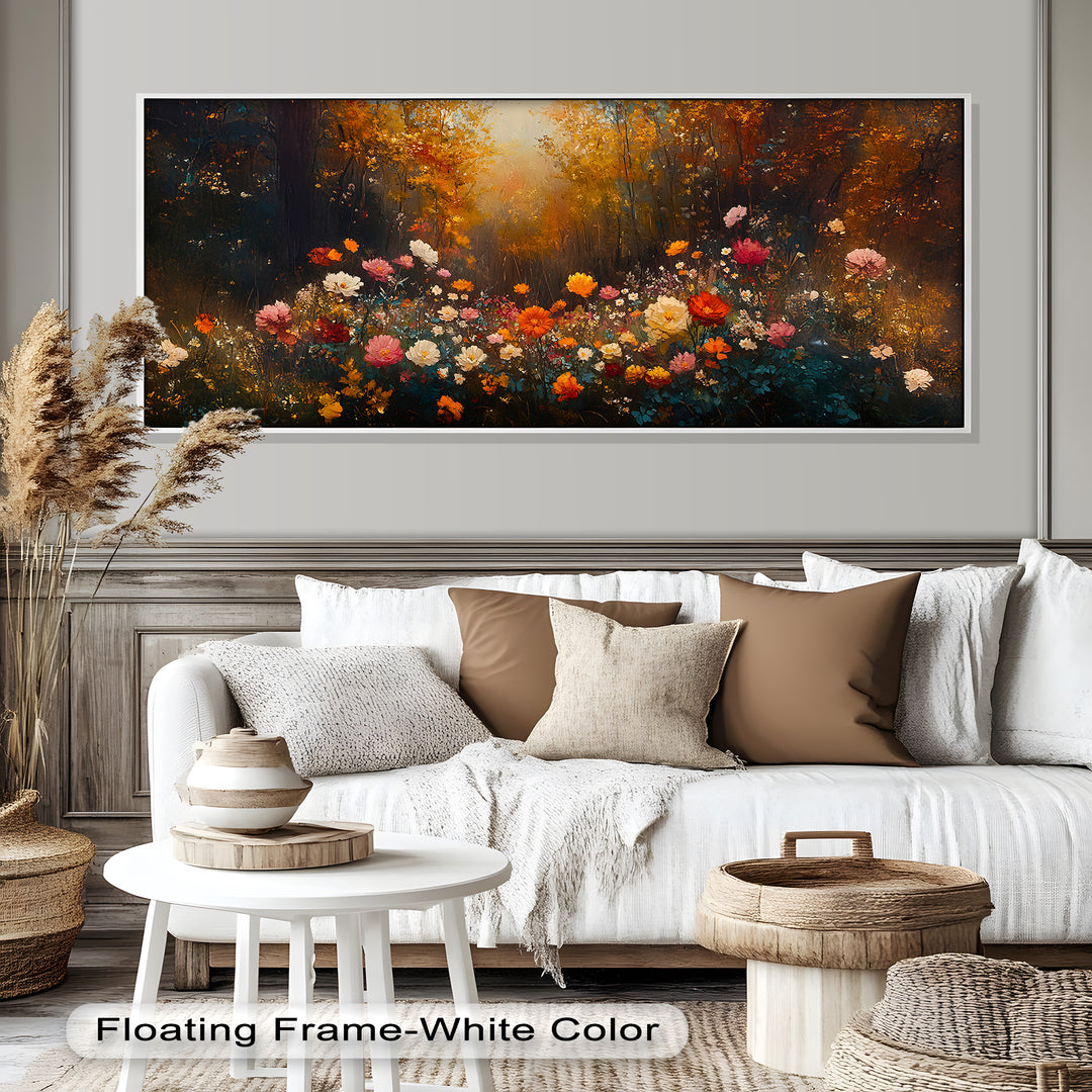 Forest Floral Landscape - Romanticism Oil Painting