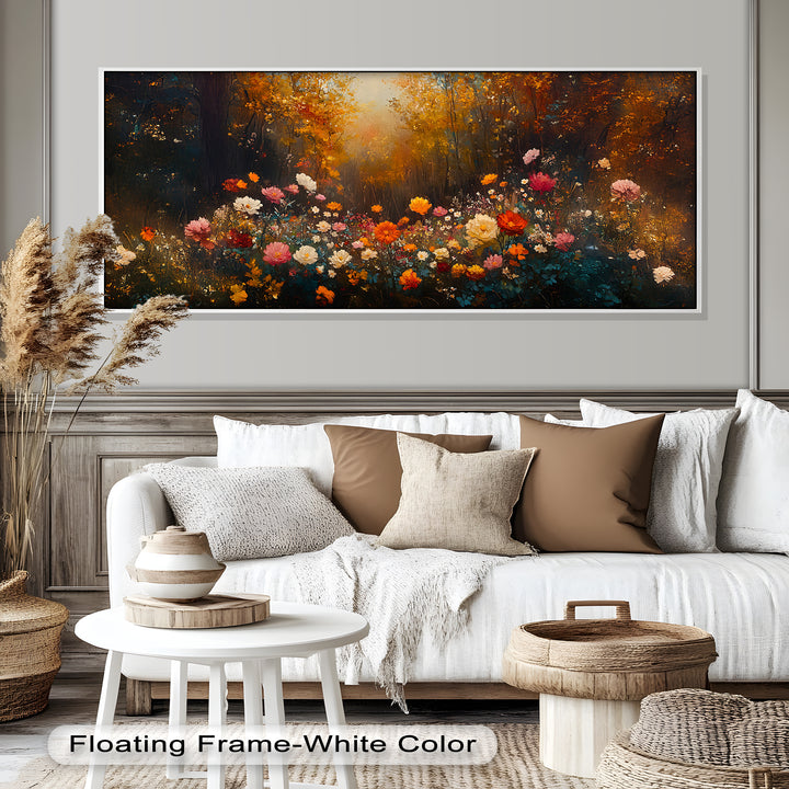 Forest Floral Landscape - Romanticism Oil Painting