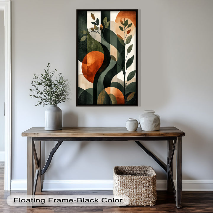 Twilight Grove – Abstract Botanical Oil Painting