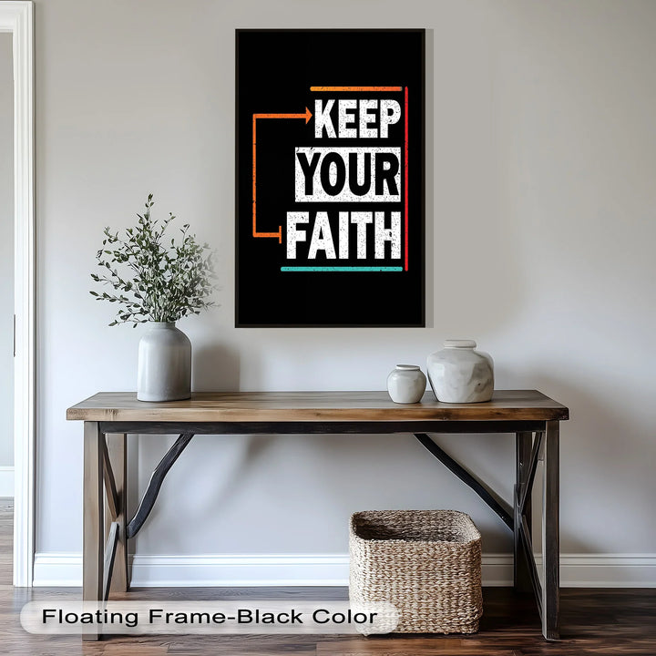 Keep Your Faith – Bold Oil Painting - MyPhotoStation