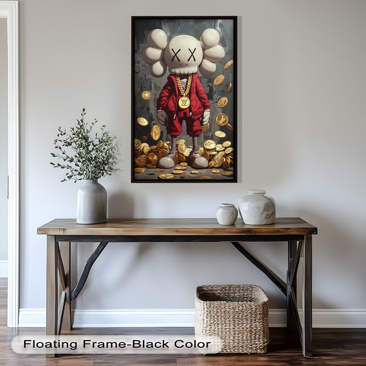 Luxury Drop – KAWS Companion Oil Painting
