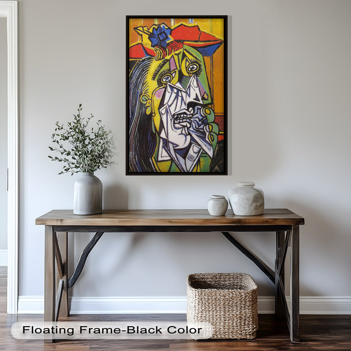Woman in Anguish – Expressive Cubist Portrait Picasso Oil Painting