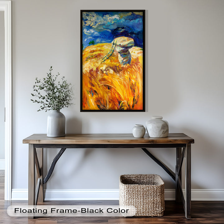 Golden Harvest – Impressionist Oil Painting