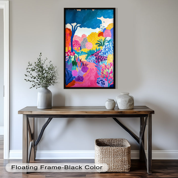 Dreamy Garden Path - Modern Oil Painting