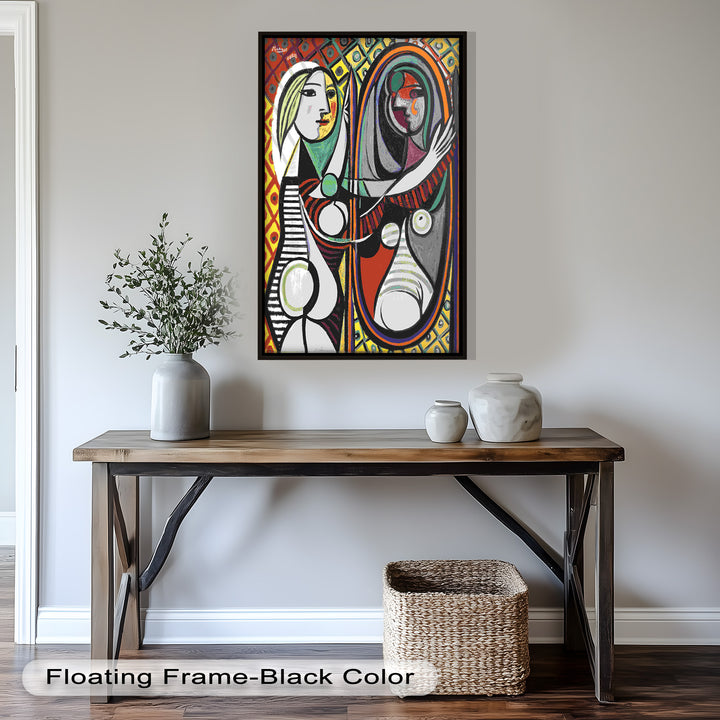 Reflected Identity – Mirror Portrait Picasso Oil Painting